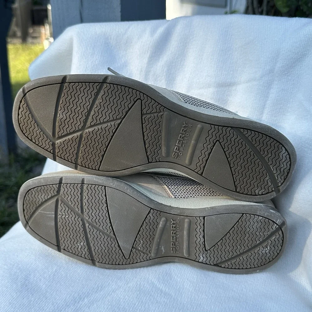 Sperry Top-Sider Intrepid Girls‎ Boat Shoes Tan Leather 5.5M YG45200A